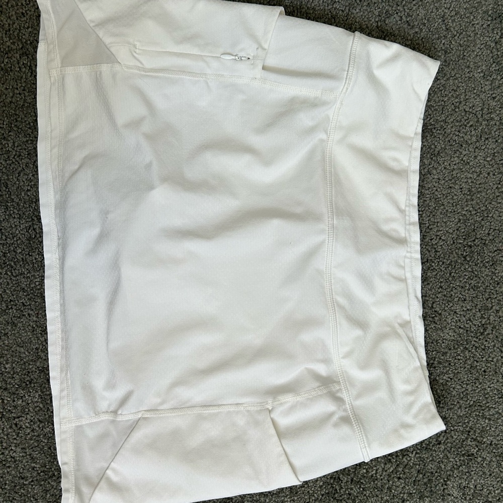 Athleta White Mini Skirt